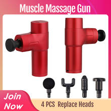 Massage Gun Muscle Massager For Neck And Back, Mini Massage Pistol For Body, Electric Massage Machine After Fitness, New arrival 2024 - buy cheap