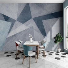 Papel de parede 3d, arte geométrica, nórdico, moderno, abstrato, luz 3d, decoração de fundo, sala de estar, quarto 2024 - compre barato