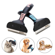 Pet Dog Cat Brush Comb Hair Removal Brush Pet Grooming Tools Hair Shedding Trimmer Comb for Cats Dogs Pet Supplies 2024 - buy cheap