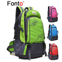 Fonto Waterproof Climbing Rucksack 40L Outdoor Sports Bag Travel Backpack Camping Hiking Backpack Women Men Trekking Bag 2024 - buy cheap