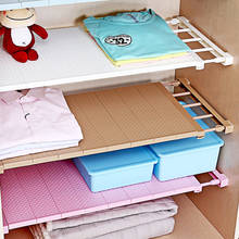 35cm width Retractable Closet Organizer Shelf Adjustable Kitchen Cabinet Storage Holder Cupboard Rack Wardrobe Organizer Shelf 2024 - buy cheap