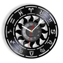 Reloj de pared para Astronomía, cronógrafo para decoración del hogar, astrología, registro de vinilo, regalo para Astronomía 2024 - compra barato