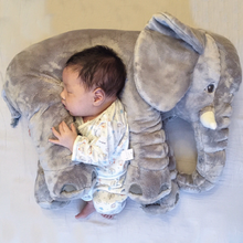 Peluche de elefante tamaño grande, muñeco infantil de elefante grande, 1 unidad, de 60cm o 40cm, almohada de elefante 2024 - compra barato
