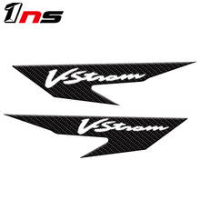 Motorcycle Body Shell Carbon Fiber Decal Front Fairing 3D Sticker Fits For Suzuki V-Strom650 VStrom650 V-Strom DL650 2006-2012 2024 - buy cheap