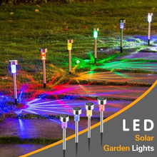 1pc LED Solar Garden Lights Outdoor Solar Energy-saving Light Waterproof Landscape Street Lamp For Pathway Patio Yard Lawn Decor 2024 - buy cheap