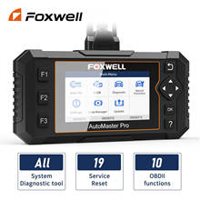 Foxwell NT644 Elite Профессиональный OBD 2 диагностический Автомобильный сканер инструмент полная система сканирования 19 служба сброса OBD2 автомобильный сканер 2024 - купить недорого