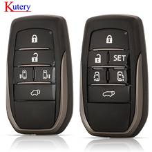 Чехол для автомобильного ключа с дистанционным управлением Kutery, защитный чехол для ключа для Toyota Vellfire Alphard Previa с логотипом 2024 - купить недорого