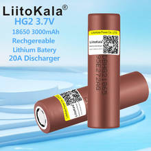 Liitokala 100% novo hg2 18650 3000mah bateria recarregável 18650hg2 3.6v descarga 20a max 35a baterias de energia 2024 - compre barato