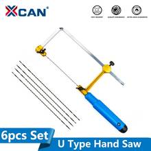 XCAN Adjustable Mini Hand Saw U Type Jeweler's Saw Saw Bow for Jewelry DIY Tools Woodwork Craft Tools Hand Tools Set Saw Blade 2024 - купить недорого