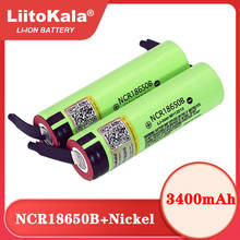 Liitokala новый оригинальный 18650 NCR18650B перезаряжаемый литий-ионный аккумулятор 3,7 в 3400 мАч батареи DIY никелевый лист 2024 - купить недорого