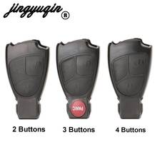 jingyuqin Replacement Shell Smart Remote Car Key Case 2/3/4 Buttons For Mercedes Benz B ML C E S CL CLK Car Keys Cover NO logo 2024 - buy cheap