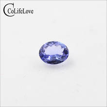 4mm * 5mm Natural Oval Cut Tanzanite Loose Gemstone Wholesale Price VVS Grade Tanzanite Gemstone for Jewelry Shop 2024 - buy cheap