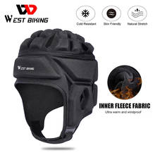 WEST BIKING-casco de ciclismo para hombre, protector térmico para la cabeza, para fútbol, béisbol y deportes, color negro, Unisex 2024 - compra barato