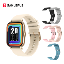 Sanlepus-novo relógio inteligente masculino e feminino, 2021 polegadas, relógio de pulso à prova d'água, para gts, android, ios, huawei 2 2024 - compre barato