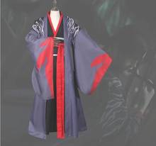 Mo Dao Zu Shi Wei Wuxian ханьфу, косплей, костюм, Набор Аниме Yaoi The Untamed Grandmaster of Demonic Cultivation, кимоно унисекс 2024 - купить недорого