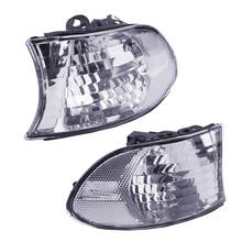 beler 1 Pair Left and Right Front Corner Turn Signal Clear Lamp Light Housing fit for BMW 7 Series E38 LCI Facelift 1999-2001 2024 - buy cheap