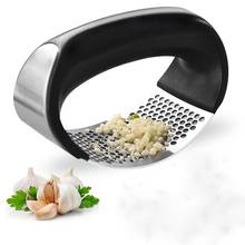 Kitchen Garlic Press Rocker Garlic Crusher Tool Garlic Press Rocker Roller Slicer for Ginger Nuts Bottle Opener 2024 - buy cheap