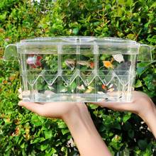 4 Rooms High Clear Fish Breeding Box Acrylic Aquarium Breeder Box Double Guppies Hatching Incubator Isolation 2024 - buy cheap