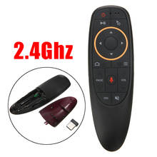 G10 controle remoto sem fio do rato do ar da voz com receptor usb 2.4ghz controle remoto ir sem fio para smart tv computador portátil 2024 - compre barato