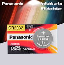 Литиевая батарейка Panasonic cr2032, оригинальный кнопочный элемент питания, 3 в, для часов, калькуляторов с дистанционным управлением, cr2032 2024 - купить недорого