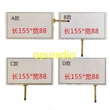 Brand new 6.2 inch 4 wire Resistive Touch Screen 155mm*88mm Digitizer for HSD062IDW1 A00 TM062RDH03 panel glass 2024 - buy cheap