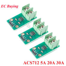 Módulo de sensor de corrente hall 5a 20a 30a acs712, sensores para arduino, circuito integrado ac, monofásico, transformador de corrente 2024 - compre barato