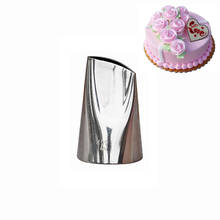 #123 Tulip Icing Piping Nozzle Stainless Steel Cabbage Rose Flower Pastry Tips Cake Fondant Cupcake Decorating Tools 2024 - buy cheap
