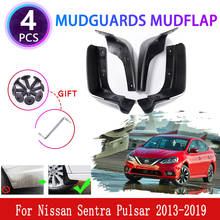 4x for Nissan Sentra Pulsar B17 2013~2019 Mudguards Mudflaps Fender Mud Flap Splash Mud Guards Protect Car Accessories 2014 2015 2024 - buy cheap