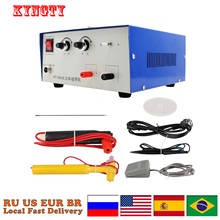 Jewelry Spot Welding Machine, 100A Adjustable Pulse Spot Welder, 600W Gold Silver Platinum DIY Spot Welder, Soldering Tool