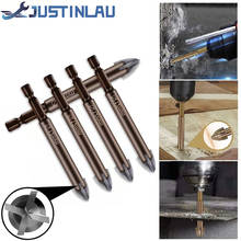 Diameter 3/4/5/6/7/8/10/12mm Glass Drill Bit Alloy Carbide Point with 4 Cutting Edges Tile & Glass Cross Spear Head Drill Bits 2024 - buy cheap