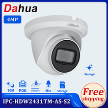 Dahua-cámara de seguridad IP IPC-HDW2431TM-AS-S2, videocámara Original HD de 4MP, PoE IR30m, visión nocturna, H.265, IP67, WDR, micrófono, DNR, para el hogar y exteriores 2024 - compra barato