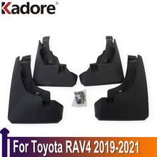 For Toyota RAV4 RAV 4 2019 2020 2021 Car Mudguards Mud Flap Fender Splash Guard Cover Protector Car Accessories Plastic 2024 - buy cheap