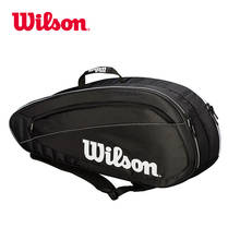 Оригинальная Классическая Мужская и Женская теннисная сумка Wilson, спортивный рюкзак, лучшее качество, бренд Wilson Raquete De Tenis, сумки 2024 - купить недорого