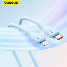 Baseus USB C Cable For IPhone 14 13 12 11 pro Max XS 20W Fast Charging Cable Type C To Lighting Date Wire For iPad Macbook TPE 2024 - buy cheap