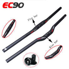 EC90  25.4/31.8mm Carbon Handlebar Mountain Bike HandleBars Riser/Flat Bar 660/680/700/720/740/760 Bicycle Accessories 2024 - buy cheap