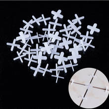 100pcs Plastic Cross Leveling System Tiles Clips Tile Spacer Plumbers Locator Construction Tools 1mm-10mm 2024 - buy cheap