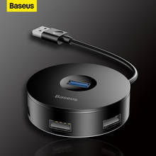 Baseus USB 3.0 4-Port USB Hub 5Gbps Adapter USB Type C HUB Computer PC for Macbook Type C USB 3.0 HUB for Huawei 2024 - buy cheap
