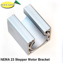 Новый дизайн высокое качество NEMA 23 шагового двигателя аксессуары Поддержка кронштейн крепление полка nema23 шаговый двигатель монтажный кронштейн 2024 - купить недорого