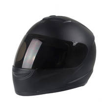 Всесезонный мотоциклетный шлем BYE 616, винтажный, полностью лицевой, для мотокросса, крейсера, чоппера, скутера, точка, сертификат, матовый, черный 2024 - купить недорого