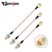 Customized RG316 Cable RF Coaxial Cable F Female Switch SMA male adapter Wholesale Fast Ship 15CM 6" for wireles modem 2024 - buy cheap