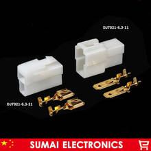 Kits de conectores eléctricos de 2 vías/clavijas de 6,3mm, enchufe macho y hembra para motocicleta y coche 2024 - compra barato