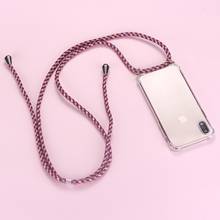 Travel Strap Cord Necklace Lanyard Mobile Phone Case For  iPhone 13 12 mini 11 Pro 6 7 8 Plus X Xr Xs Max Cover Dropproof 2024 - buy cheap