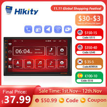 Hikity 2 Din Android Car Radio Stereo Receiver 7" Multimedia Player RDS GPS For Universal Volkswagen Nissan Hyundai Kia Toyota