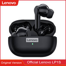 Original Lenovo LP1S True Wireless Bluetooth 5.0 Earphone TWS Earphone HIFI Stereo with Mic Wired Headphones Wireless Headphones 2024 - купить недорого