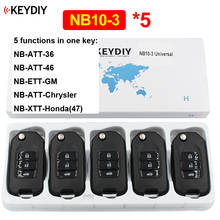 5Pcs/Lot NB10-3 Multi-functional 3 Button KD Remote Control for KD900 KD900+ URG200 KD-X2 (All Functions Chips in One Key) 2024 - buy cheap