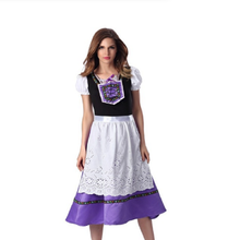 halloween Oktoberfest Beer costume Festival October Dirndl Skirt Dress German Bavarian Costume Girl Women 2024 - buy cheap