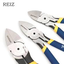 REIZ Diagonal Cutting Pliers 5 6 7 Inch Wire Stripping Tool Side Cutter Cable Burrs Nipper Electricians DIY Repair Hand Tools 2024 - buy cheap