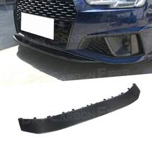 Parachoques delantero de fibra de carbono para coche, alerón para Audi A4 Sline Sport S4 Sedan 2019, protector de barbilla, estilo de coche FRP 2024 - compra barato