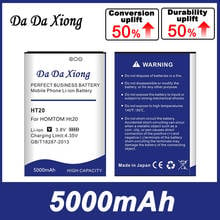 2022 dadaxiong original novo ht20 bateria chegou 5000mah para homtom/pro bateria 2024 - compre barato