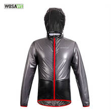 Водонепроницаемая велосипедная куртка WOSAWE, дождевая куртка, дождевик для горных велосипедов, уличная спортивная ветрозащитная одежда 2024 - купить недорого